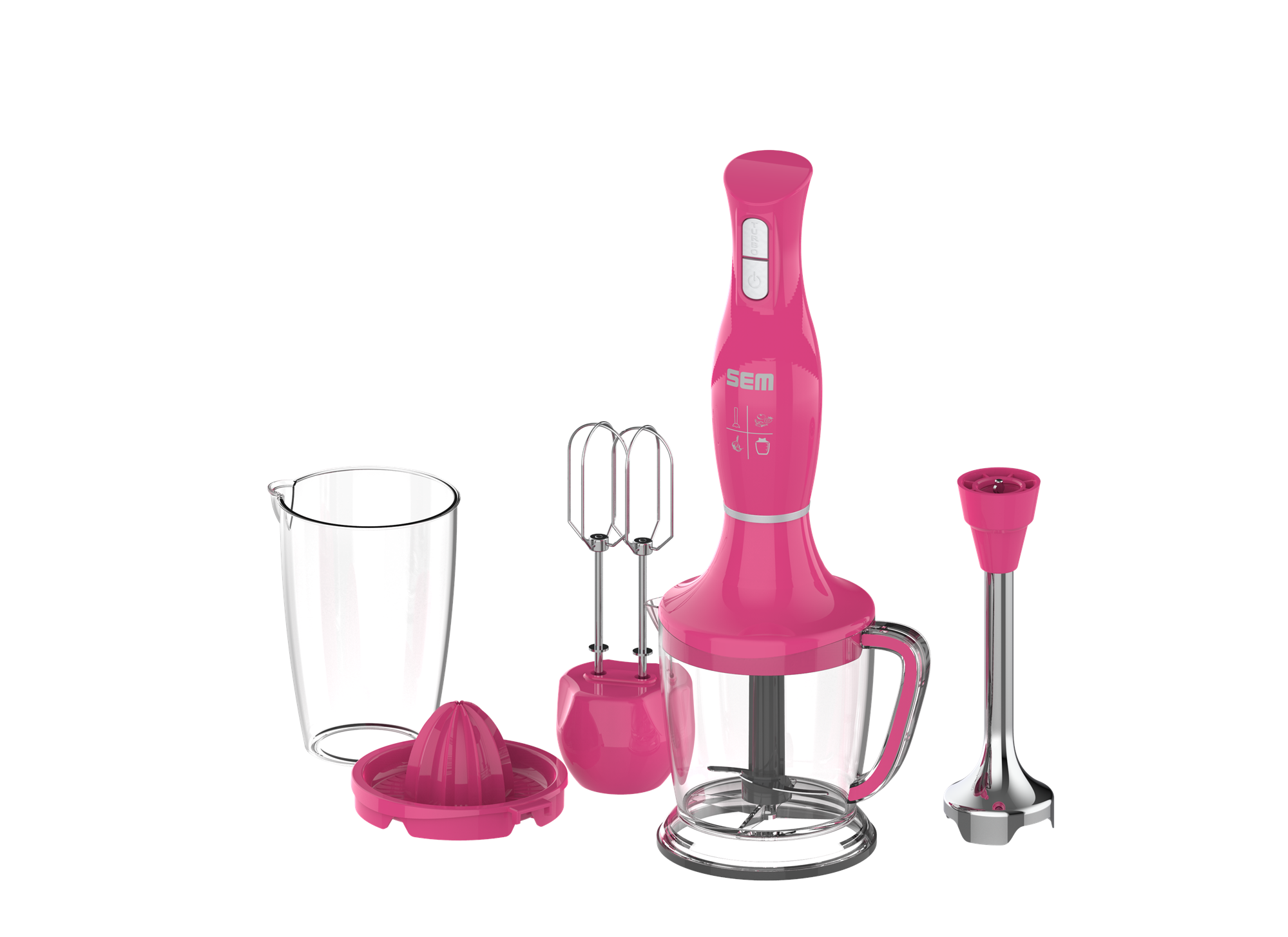 Problade SK233 Blender Set Pembe